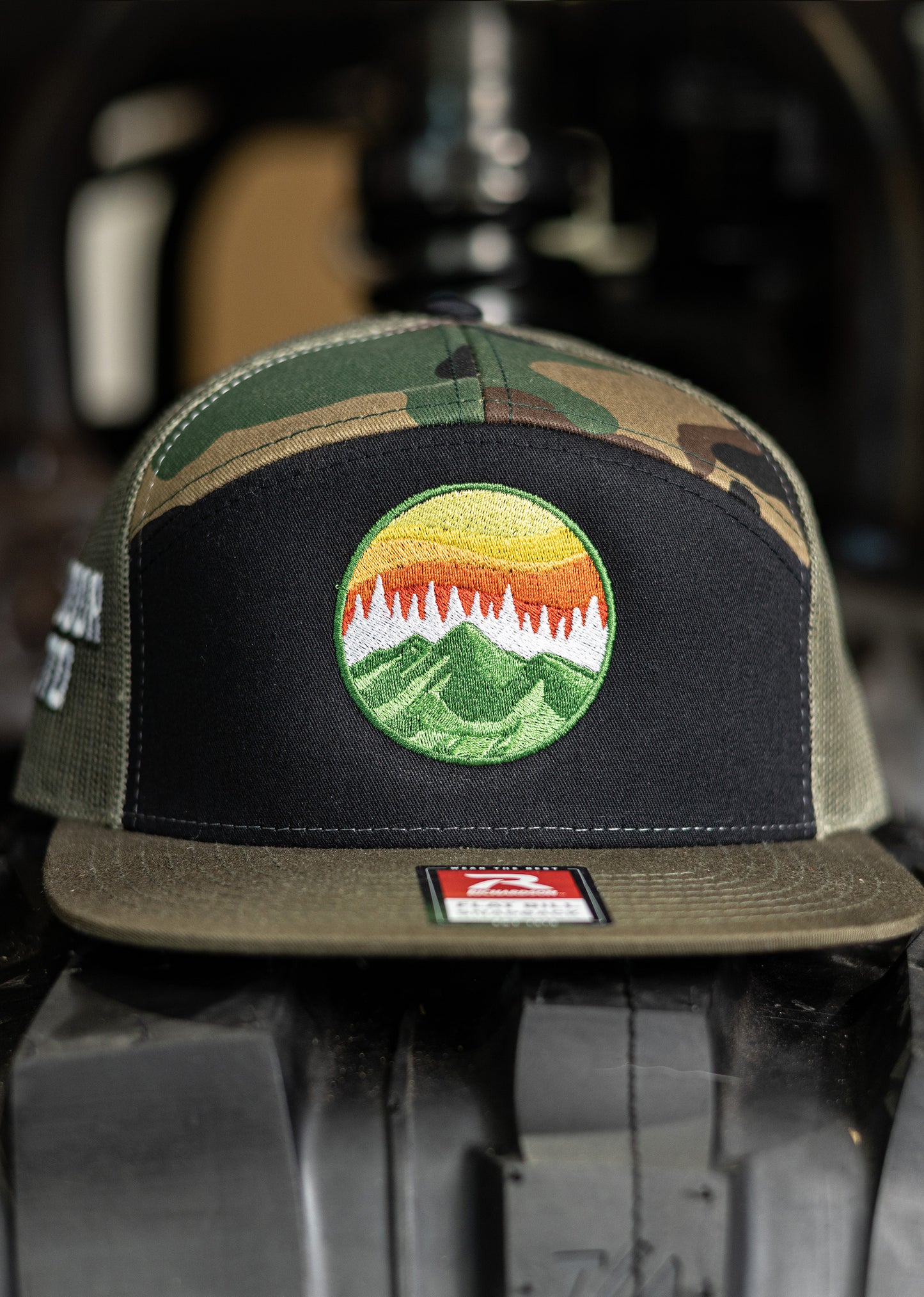 Camo and Black Logo Hat