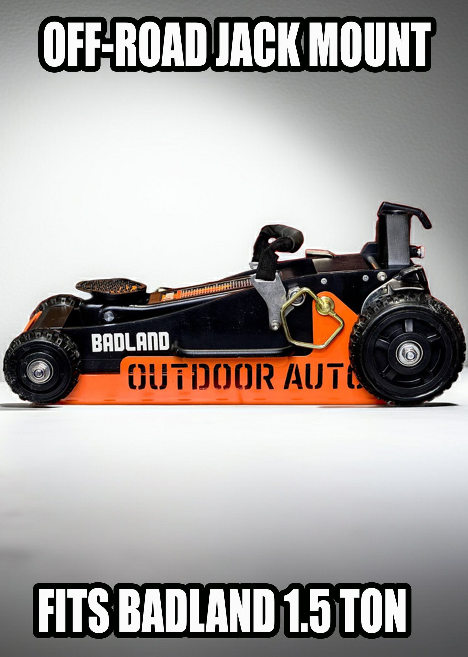 Jack Mount for Harbor Freight Badlands Off-Road  1.5 Ton Jack