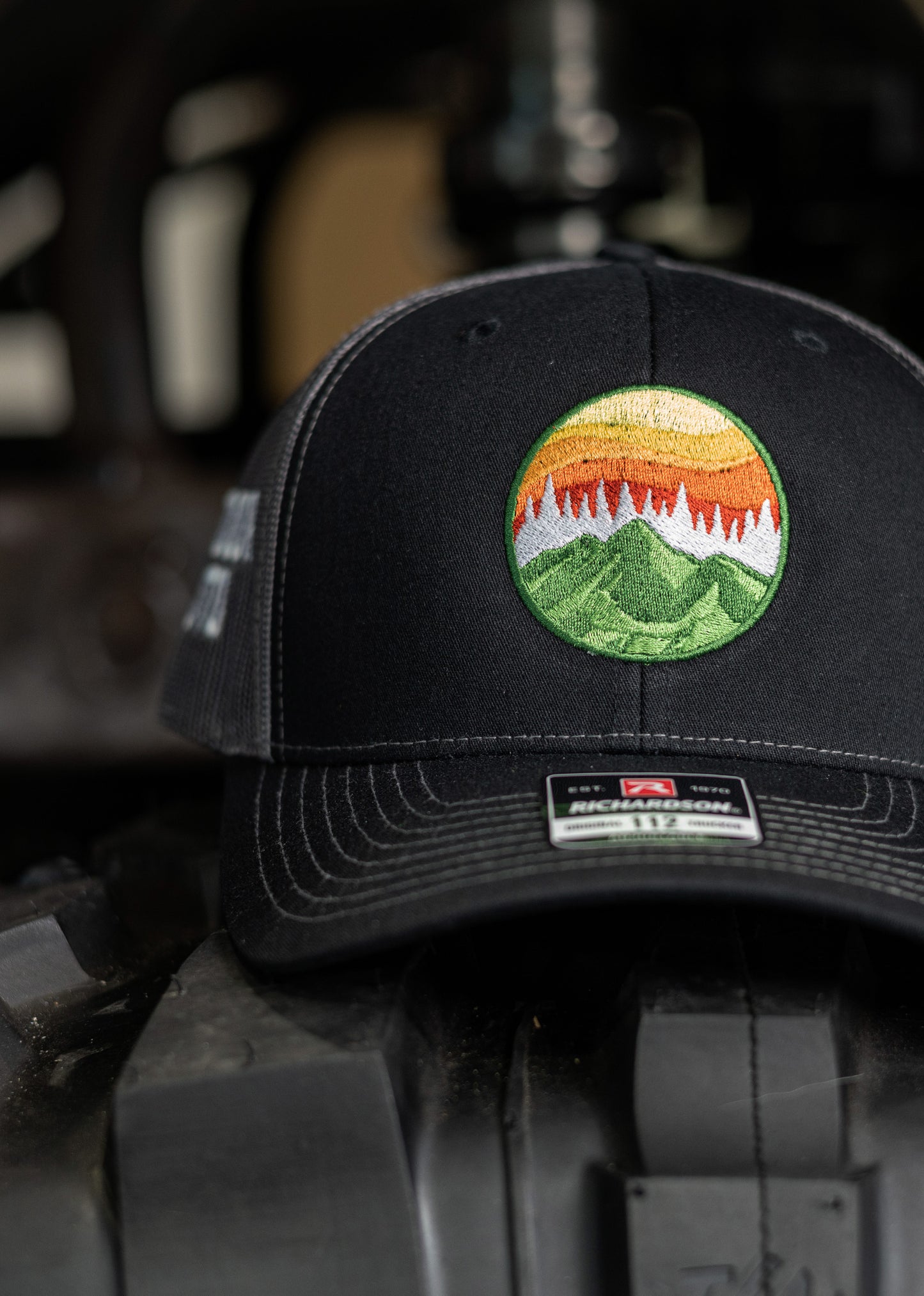 Black and Grey Logo Hat