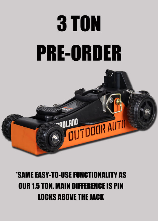 Off-Road Jack Mount for Harbor Freight Badlands 3 Ton Jack - Lockable (PRE-ORDER: SHIPS in January)