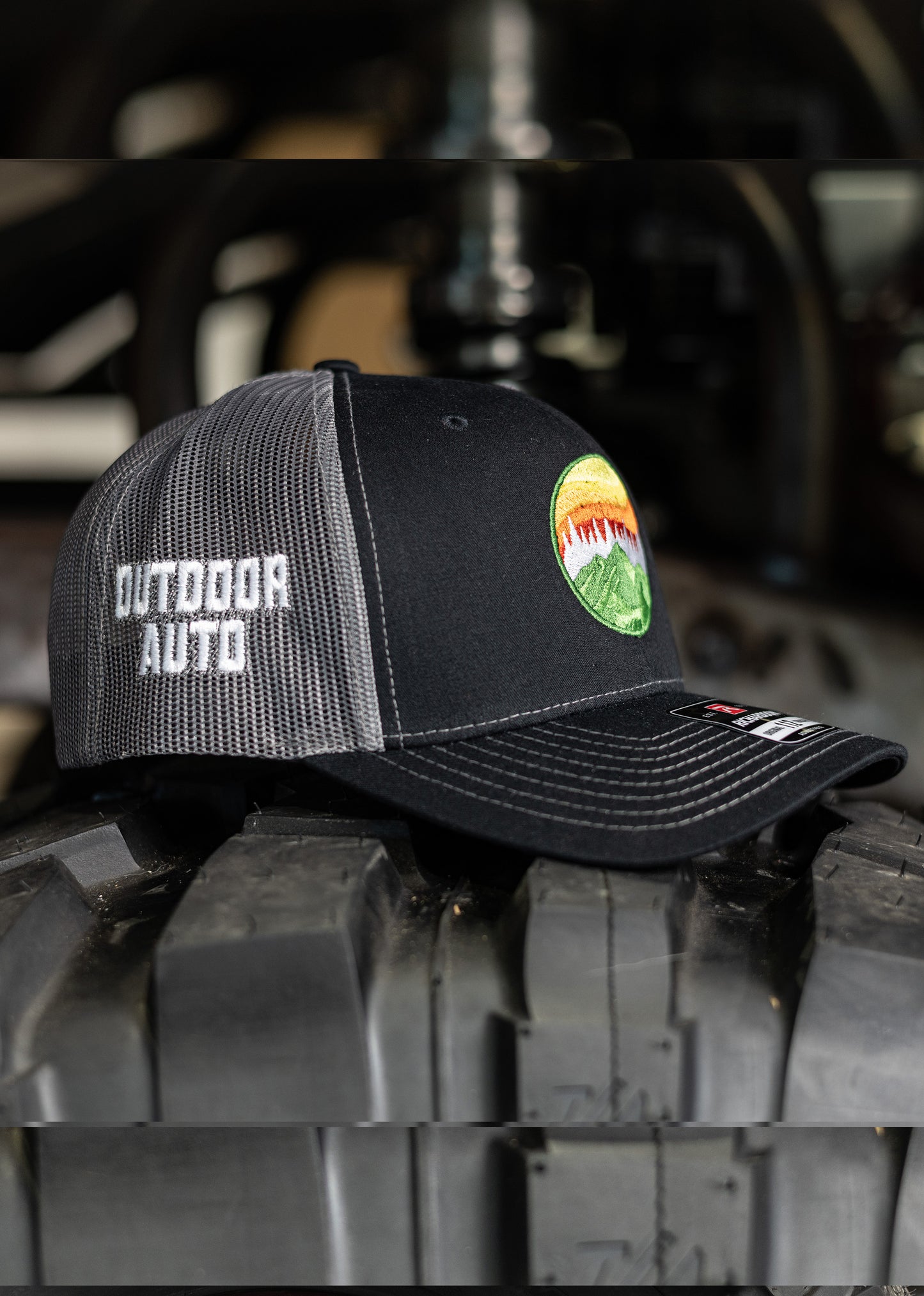 Black and Grey Logo Hat