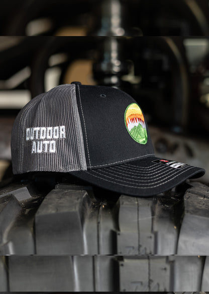 Black and Grey Logo Hat