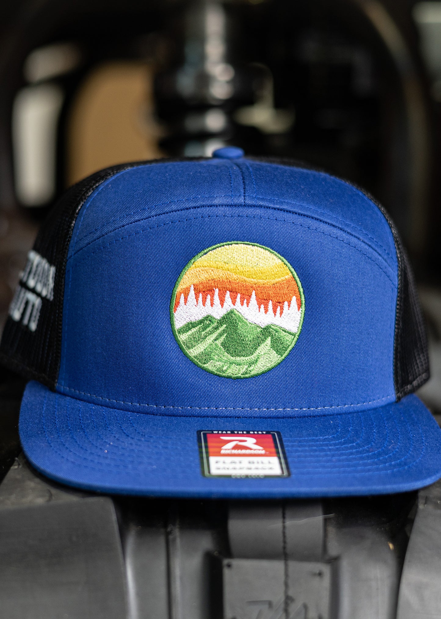 Blue and Black Logo Hat