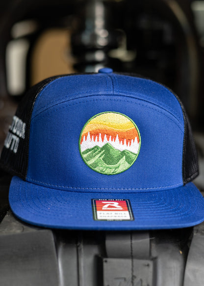 Blue and Black Logo Hat