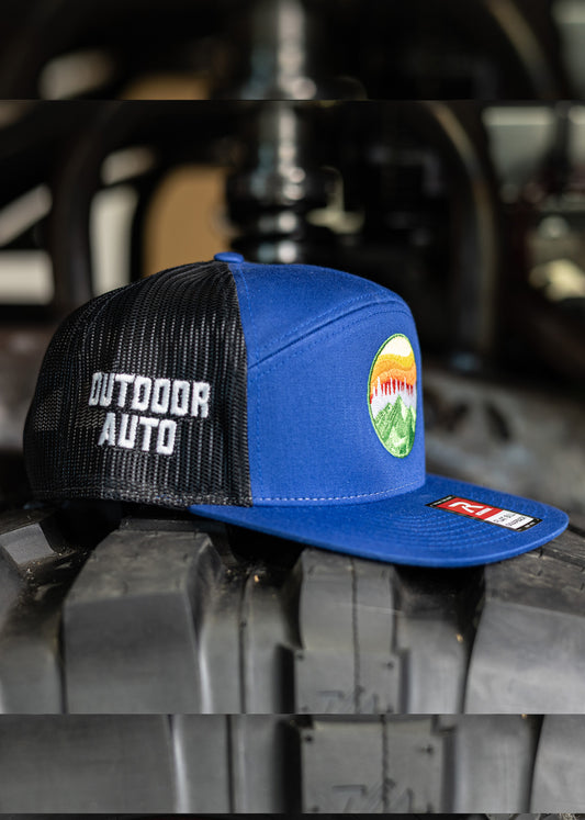 Blue and Black Logo Hat