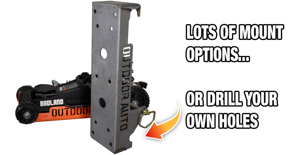 Badlands 1.5 Ton Jack Mount for Harbor Freight Jack | Outdoor Auto