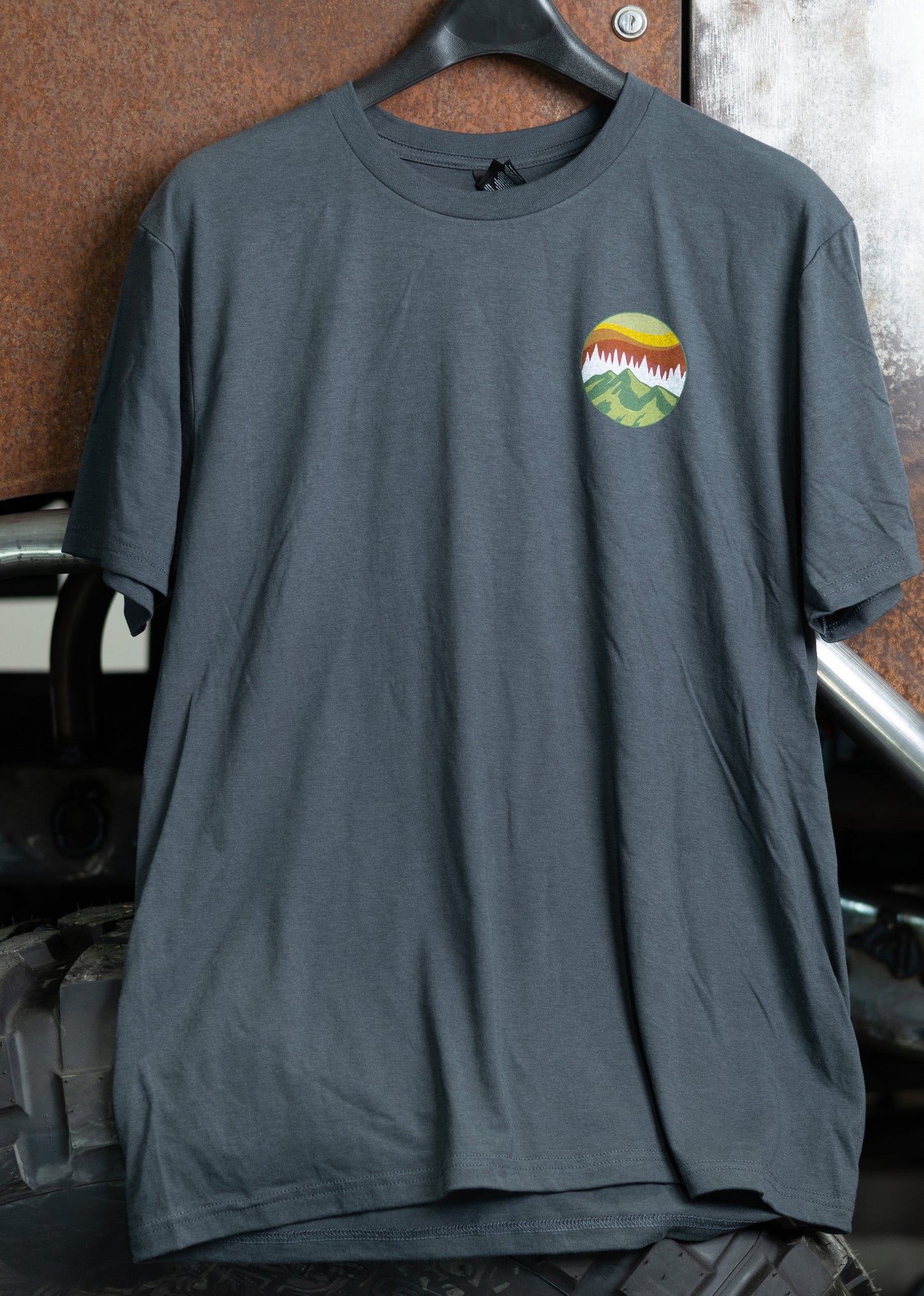 Heathered Grey Logo Crew Tee