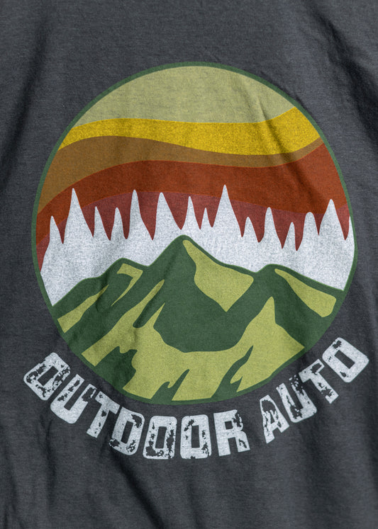 Heathered Grey Logo Crew Tee
