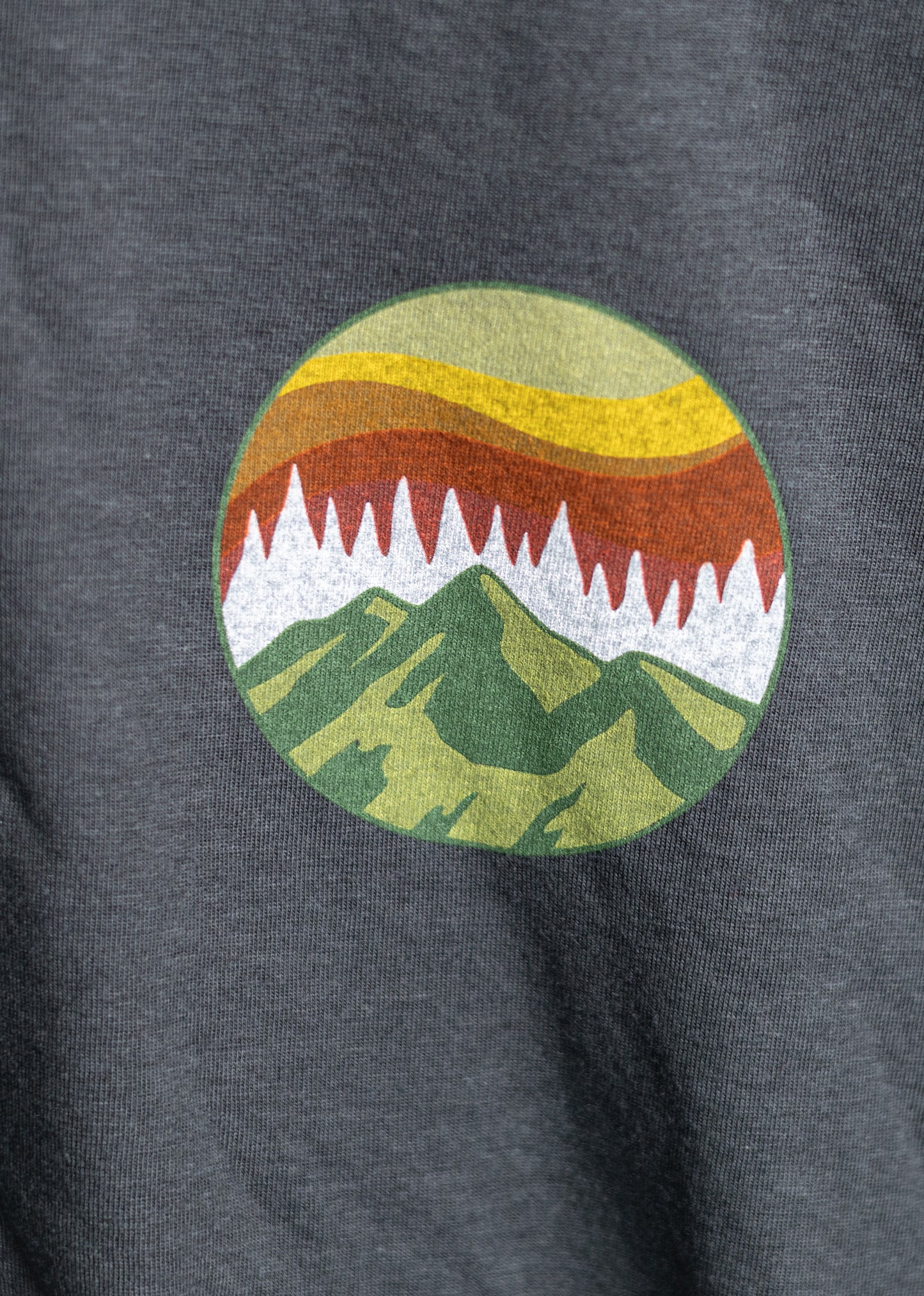 Heathered Grey Logo Crew Tee