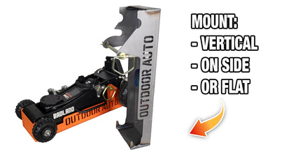 Off-Road Jack Mount for Harbor Freight Badlands 1.5 Ton Jack - Lockable