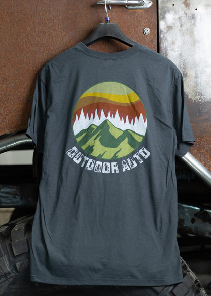 Heathered Grey Logo Crew Tee