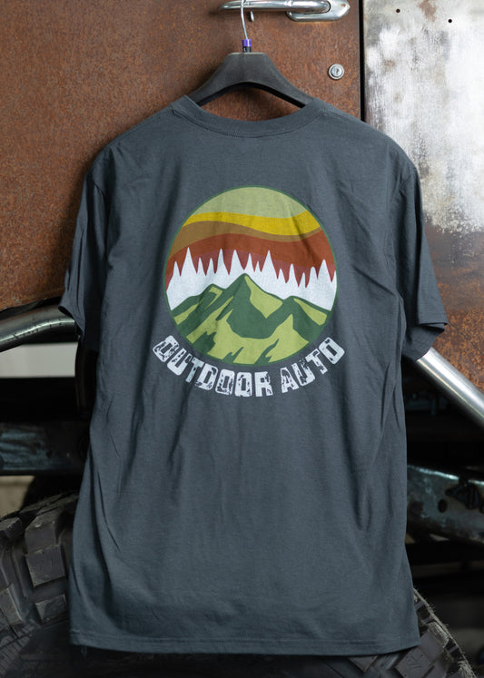 Heathered Grey Logo Crew Tee