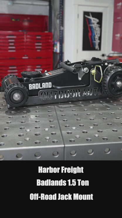 Off-Road Jack Mount for Harbor Freight Badlands 1.5 Ton Jack